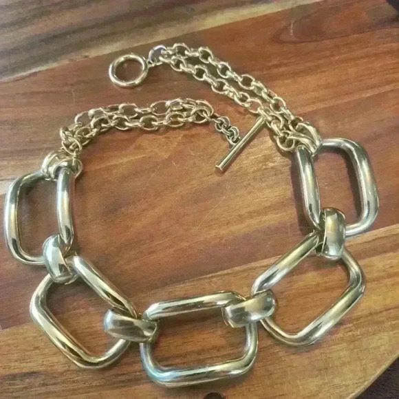 Chunky Gold Chain Necklace - Picture 2 of 5